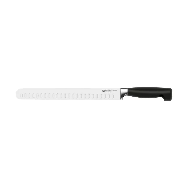Zwilling Couteau de filetage/couteau à trancher Zwilling Four Star 26 cm Noir-acier inoxydable