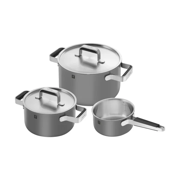 Zwilling Set de casseroles Zwilling Pure 5 pièces Gris