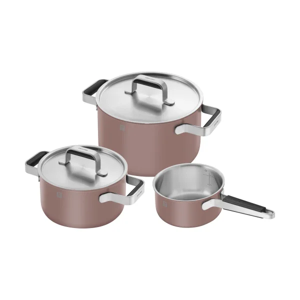 Zwilling Set de casseroles Zwilling Pure 5 pièces Rose