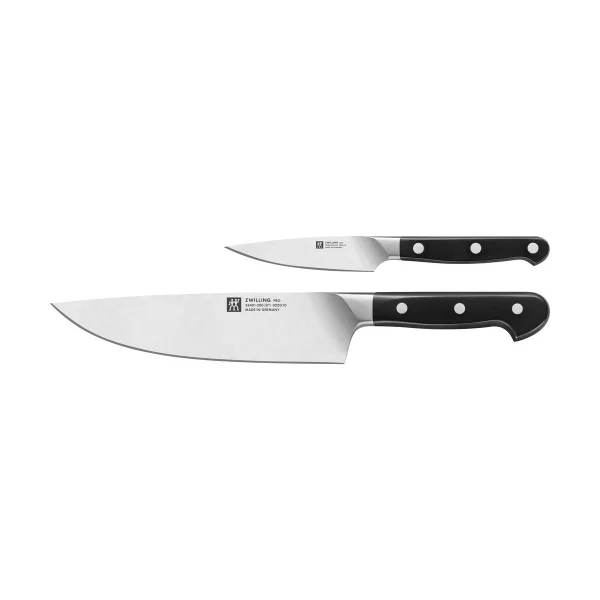 Zwilling Set de couteaux Zwilling Pro 2 pièces Noir-acier inoxydable